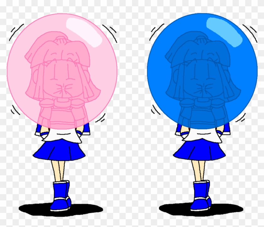 Arle Bubble Gum Pink And Blue By Pokegirlrules - Bubble Gum #485761