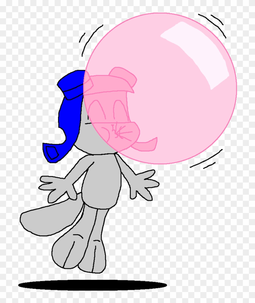 Floating Bubble Gum Rocky By Pokegirlrules - Cartoon #485771