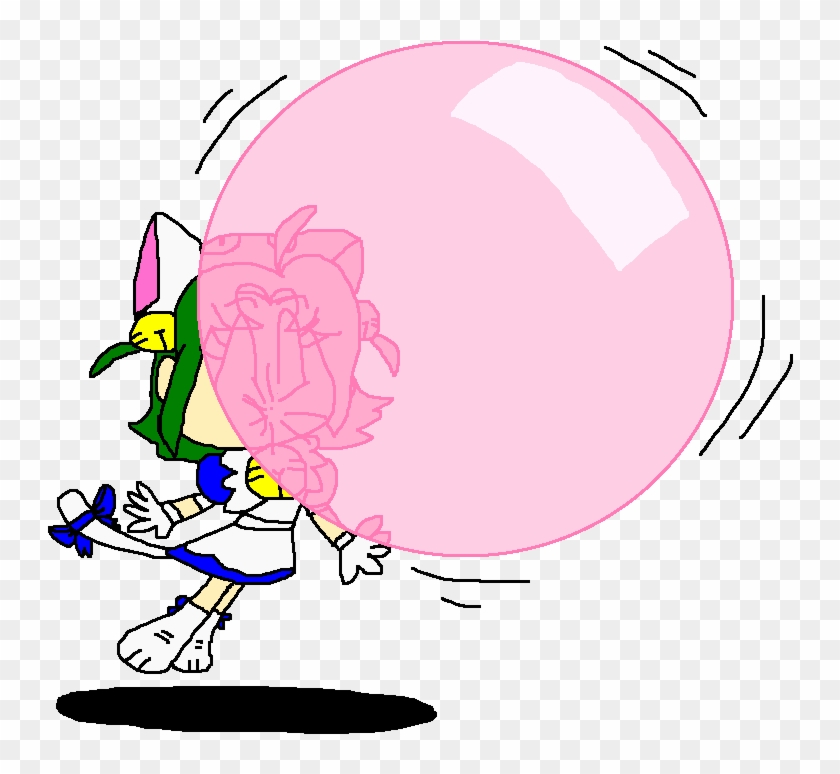 Digiko Floating Bubble Gum By Pokegirlrules - Illustration #485800