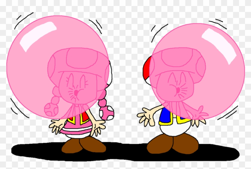 Toad And Toadette Bubble Gum Duo By Pokegirlrules - Bubble Gum #485852