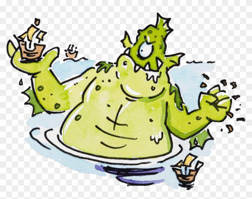 Hulk Cartoon Sea Monster - Sea Monster Cartoon - Free Transparent PNG  Clipart Images Download