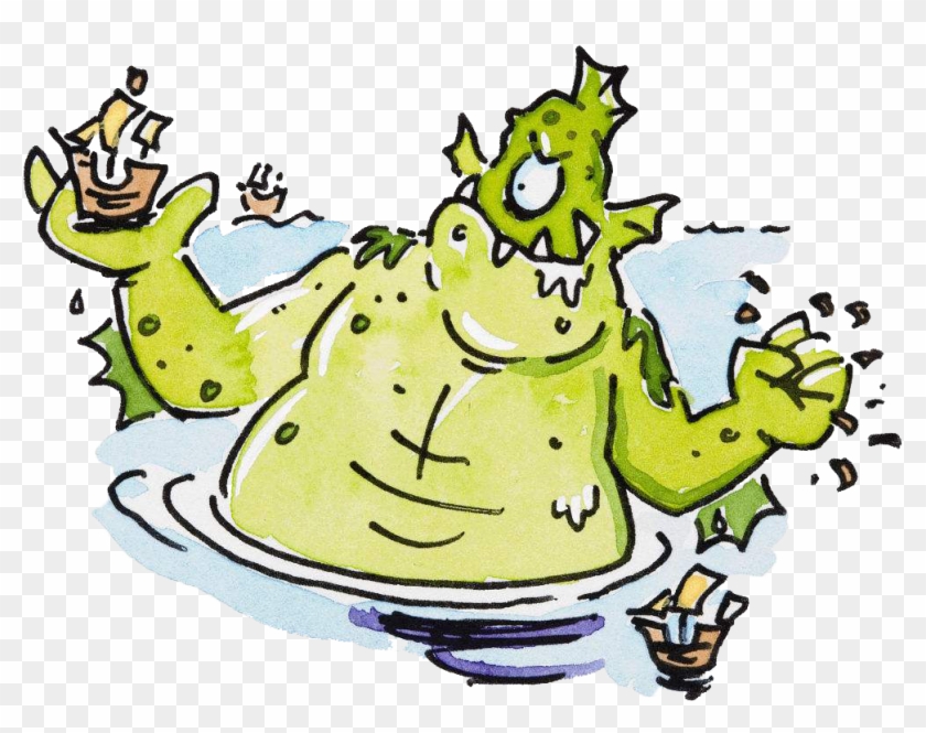 Hulk Cartoon Sea Monster - Sea Monster Cartoon #485996