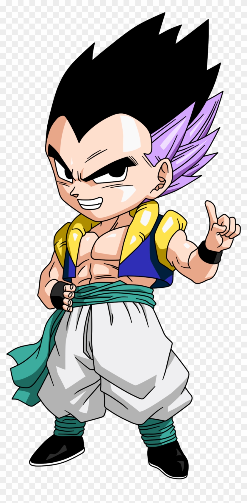 Gotenks Chibi Dragon Ball - Dragon Ball Z Magnet Collection #486007