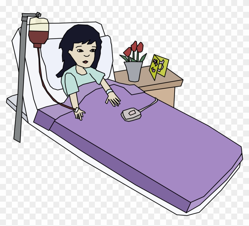 In The Hospital - Hospital Bed Clip Art #486123