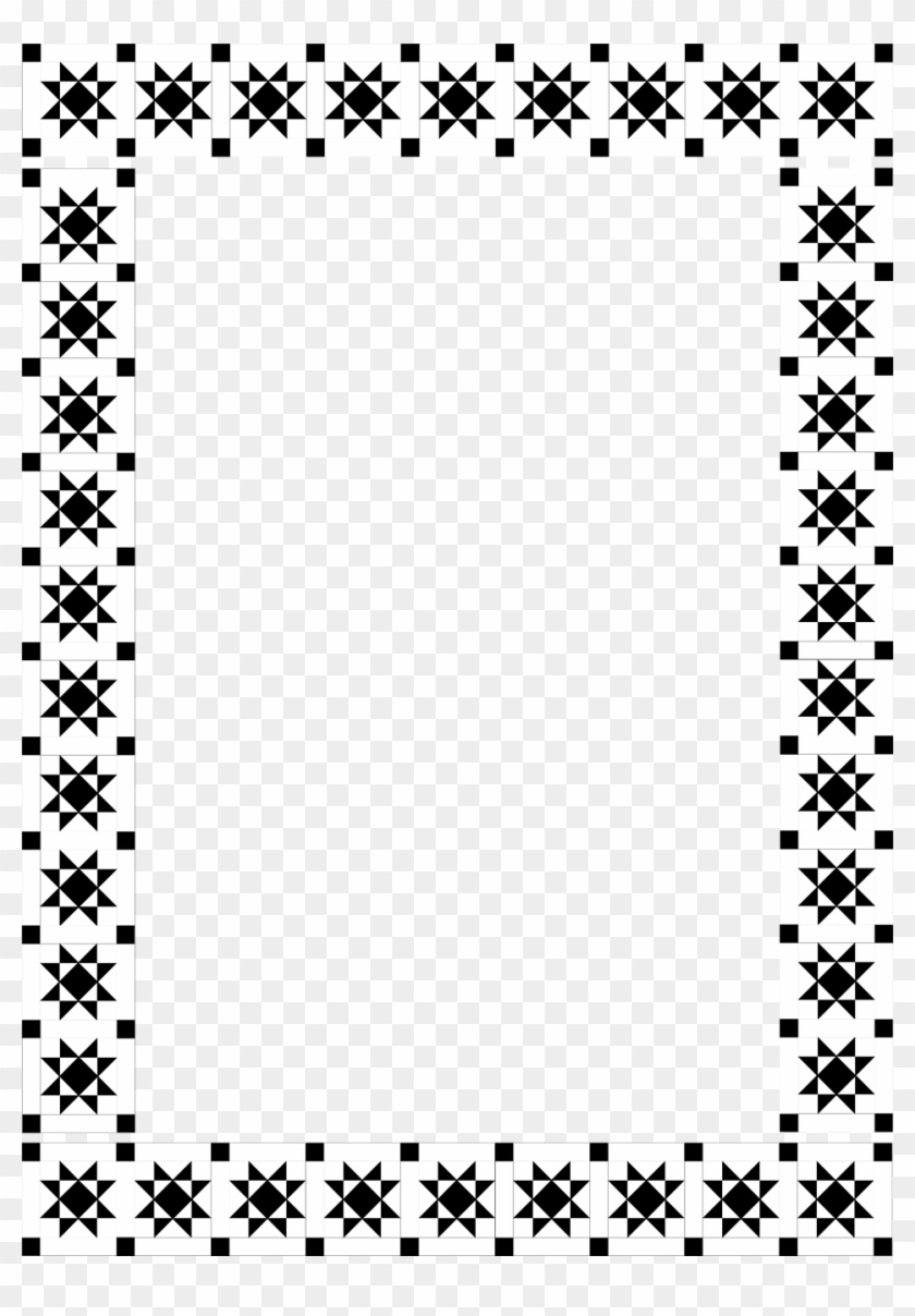 Black And White Fancy Borders Clipart - Fancy Border Black And White #486346