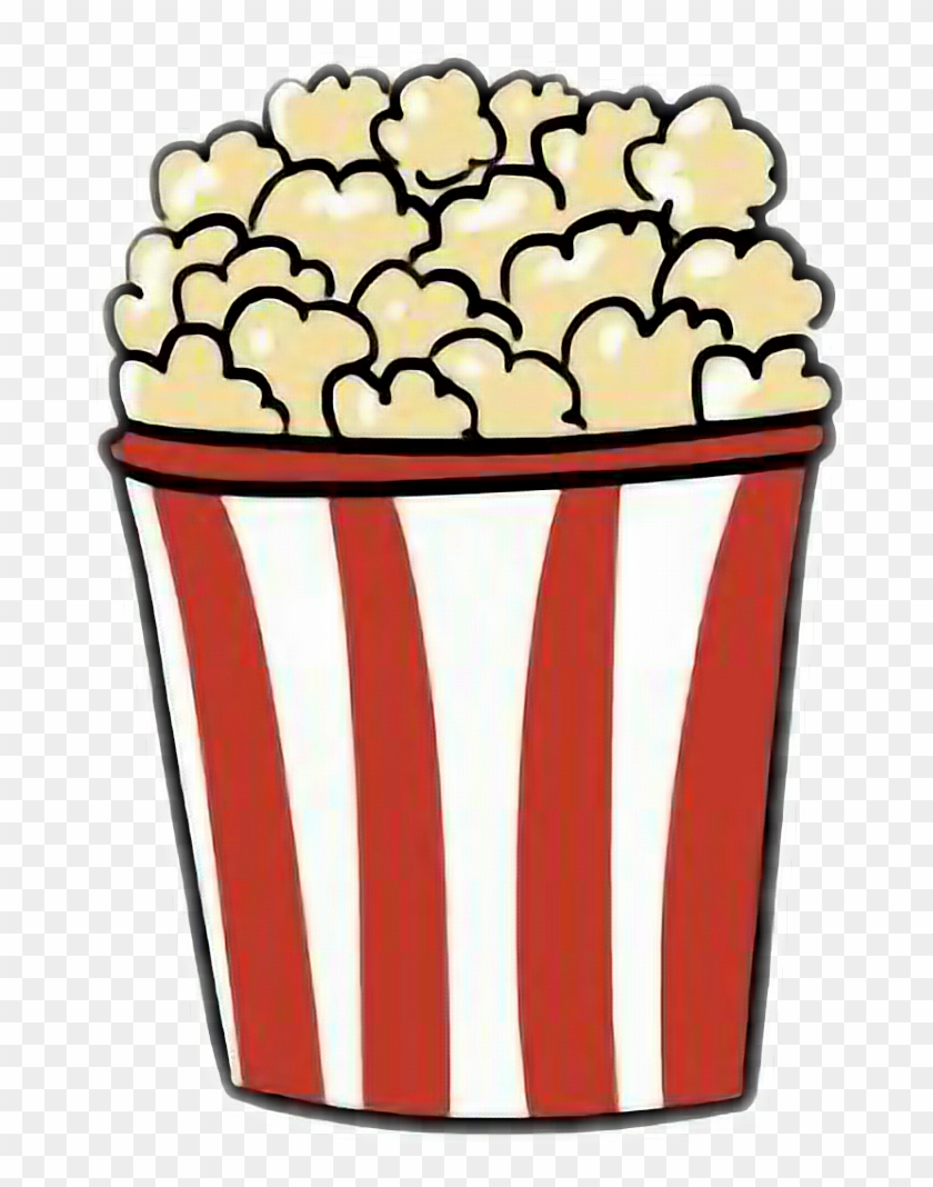 Popcorn Sticker - Palomitas Dibujo #486394