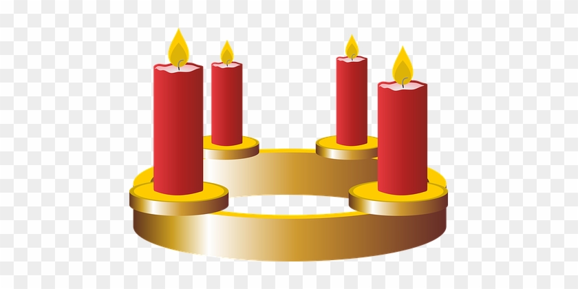 Fourth Advent, Advent, Advent Wreath - Advent Wreath #486422