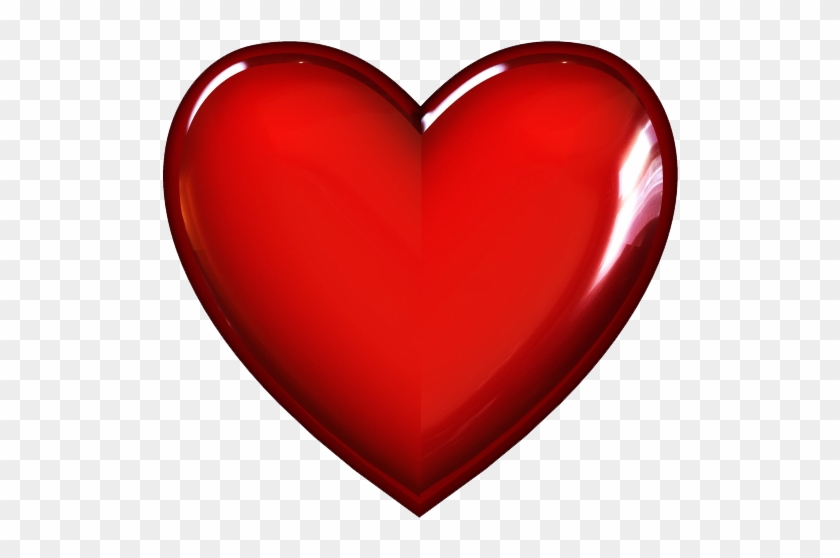 3d Red Heart Png Transparent Image - Love Heart Images 3d #486525