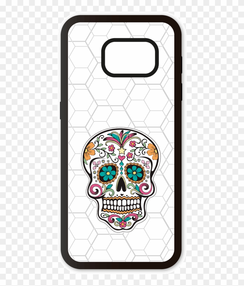 Funda Móvil Samsung Galaxy S7 Catrina Calavera 3d - Eco Friendly Music Symbol Sugar Skull Polyester Fabric #486697