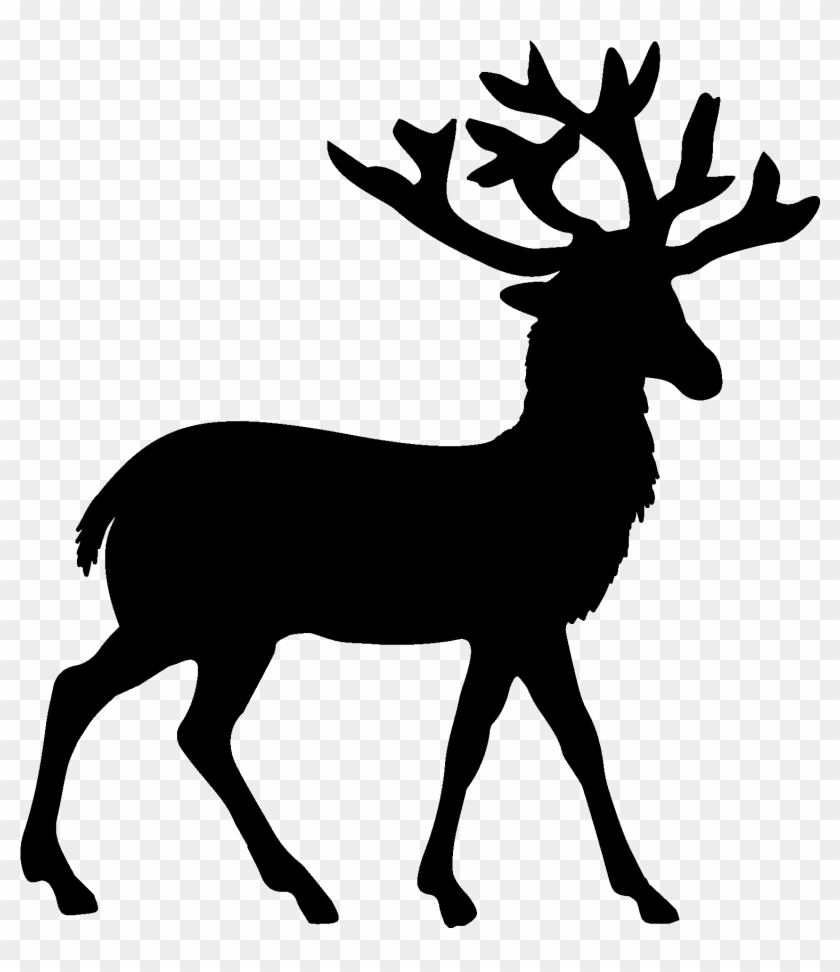 Reindeer Christmas Vinyl - Deer Silhouette #486705