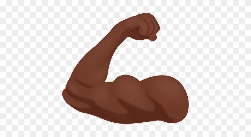 Strong Arm Emoji Sticker Get Your Favorite Emoji Stickers - Arm Emoji Png #486784