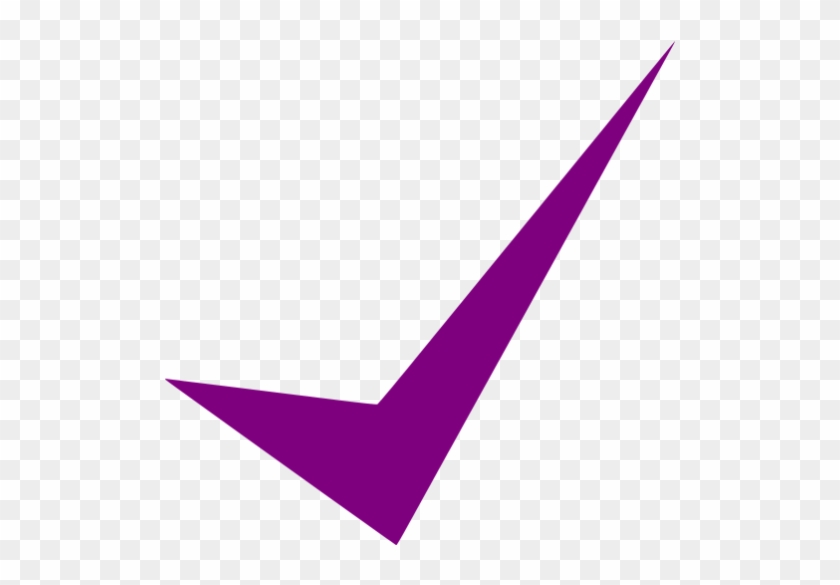 Purple Check Mark Png #486794