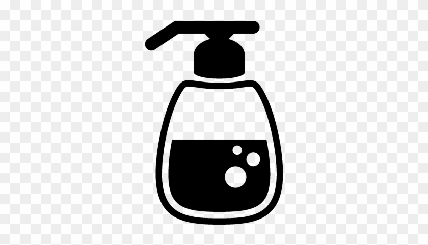 Liquid Soap Bottle Vector - Soap Icon Png #486840