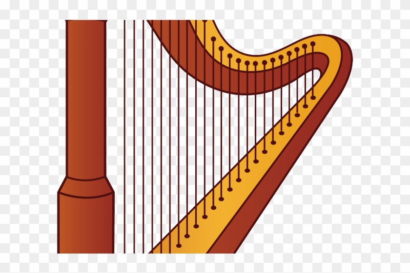 Musical Instruments Cliparts - Welsh Harp Clip Art #486923