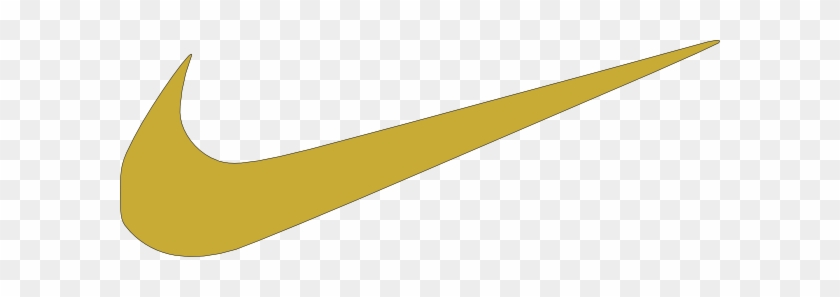 Nike Swoosh Clipart Free - Nike Check Mark Gold #486951