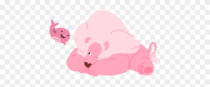 Lion And Tiny Floating Whale - Steven Universe #487006