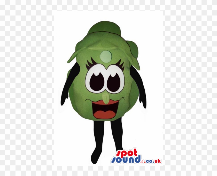 Customizable Green Grape - Lettuce Mascot Costume #487137