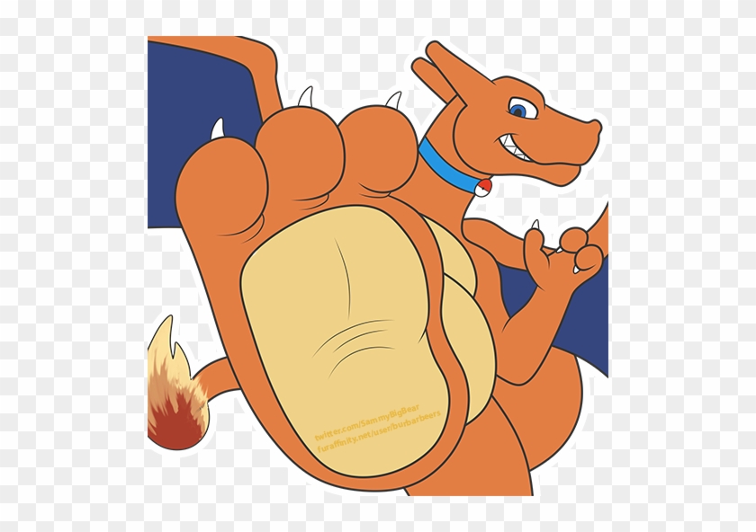 Charizard Stomp Telegram Sticker - Cartoon #487540