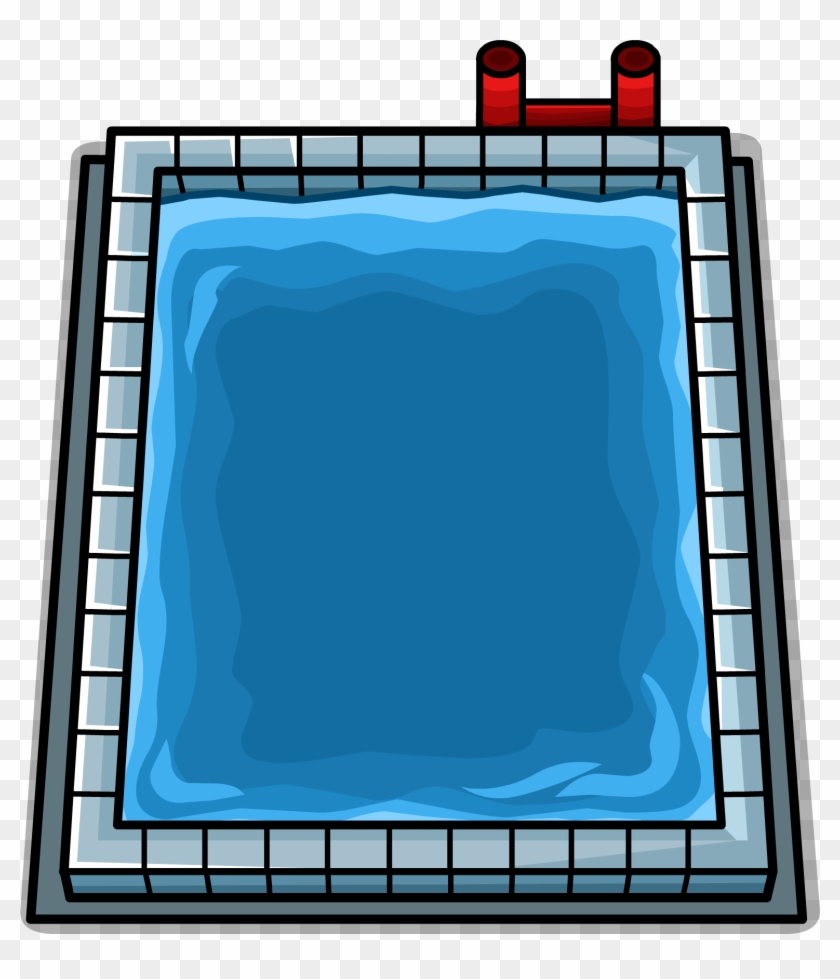 Related Swimming Pool Clipart Png - Rectangular Swimming Pool Clipart #487580