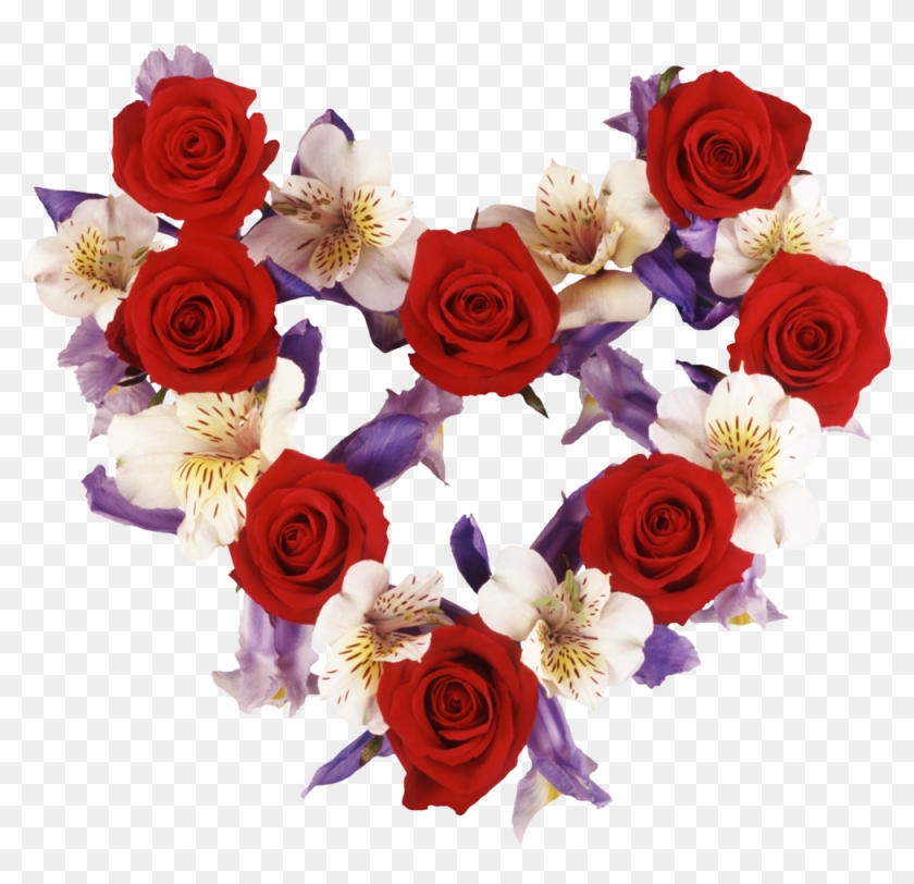 All These Pictures Are Attractive And Fabulous - Heart Shaped Flowers Valentine #487613