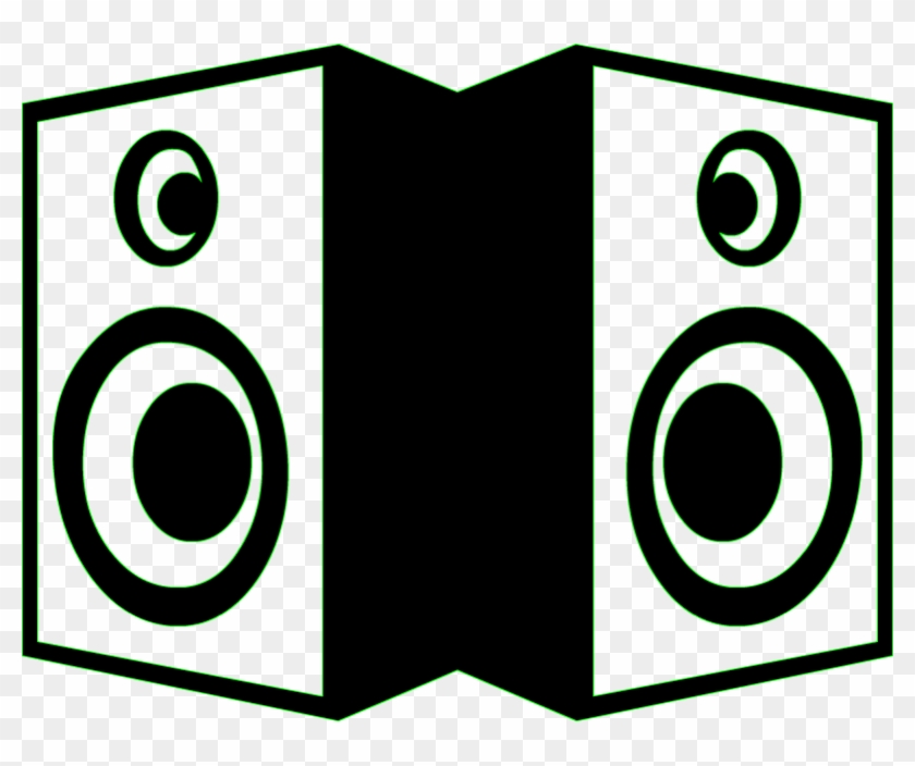 Speakers Stencil By Dynamis89 - Speakers Logo Png #487627