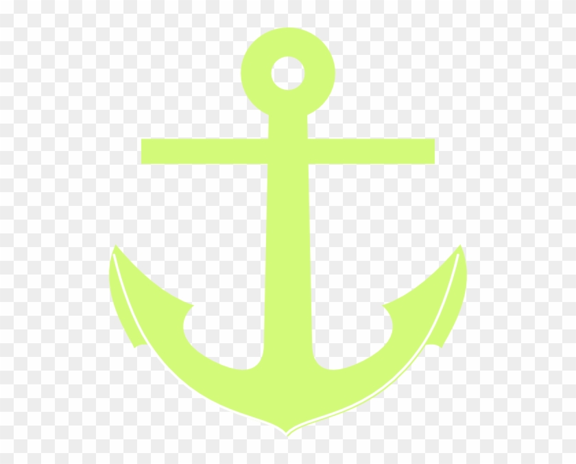 Green Anchor Clip Art Pic Source - Free Nautical Nursery Printables #487671