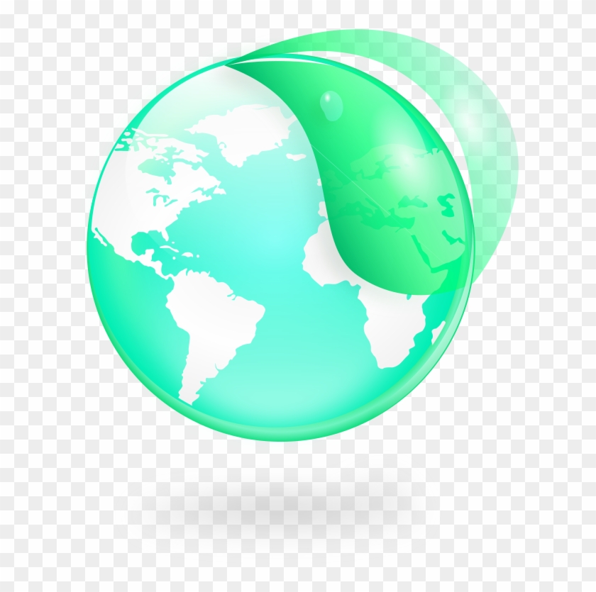 World Map Globe Clip Art - World Map Globe Clip Art #487735