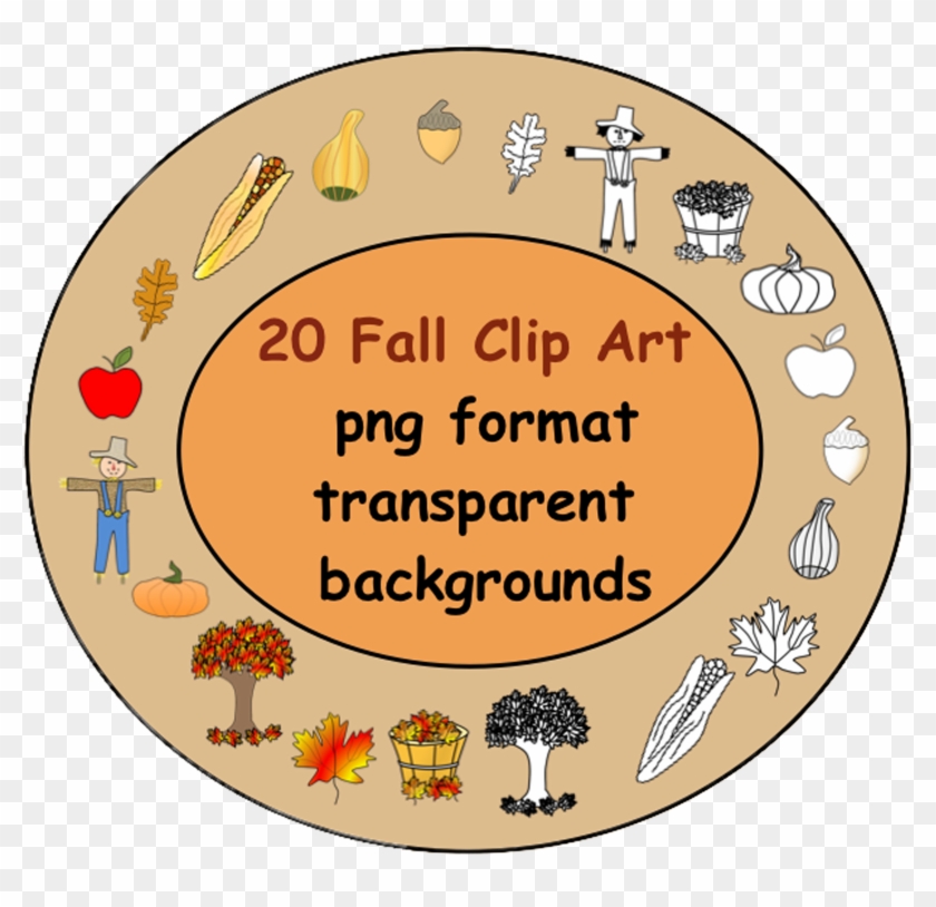 This Is A Zip File With "20 Fall Clip Art" Images - 17 Tile Coaster #487873