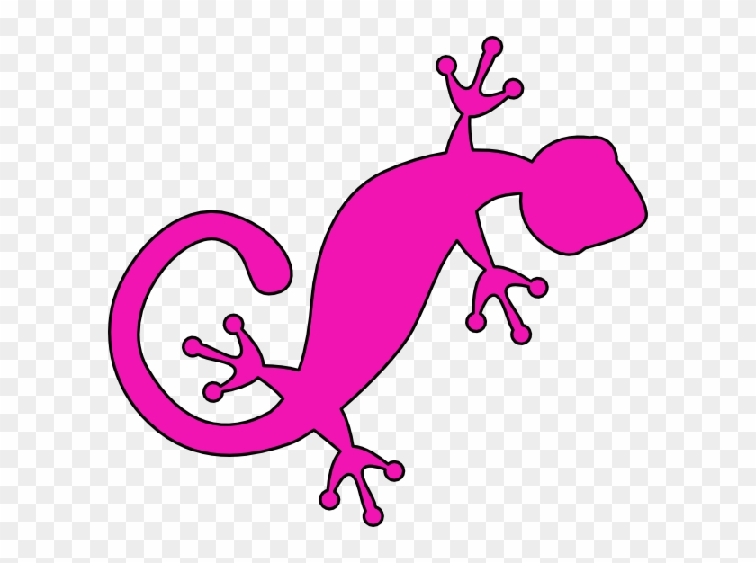 Gecko Sil Pink Clip Art - Gecko Clip Art #487907
