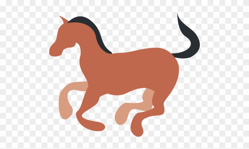 Twitter - Horse Emoji Png Background #487912