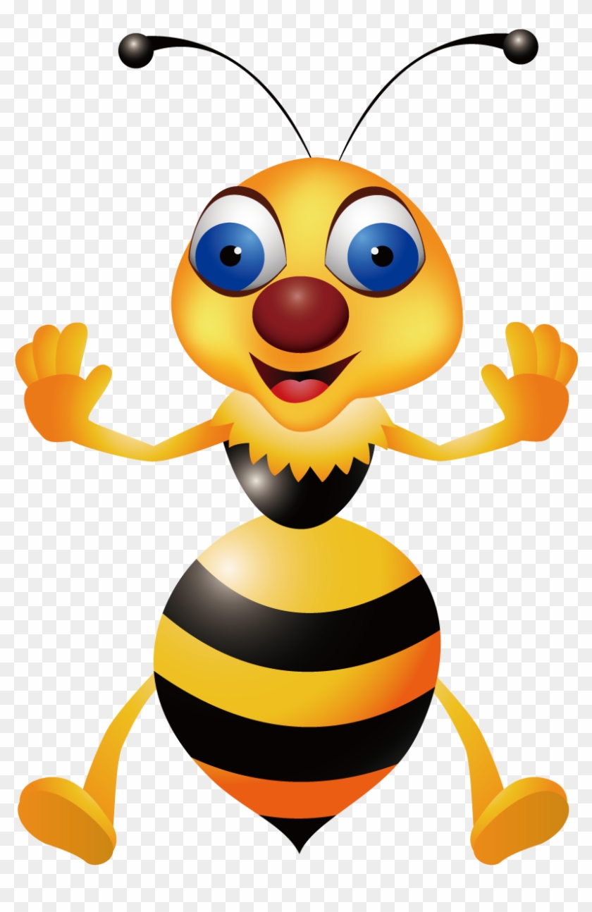 Bee Hornet Wasp Clip Art - Bee #487937