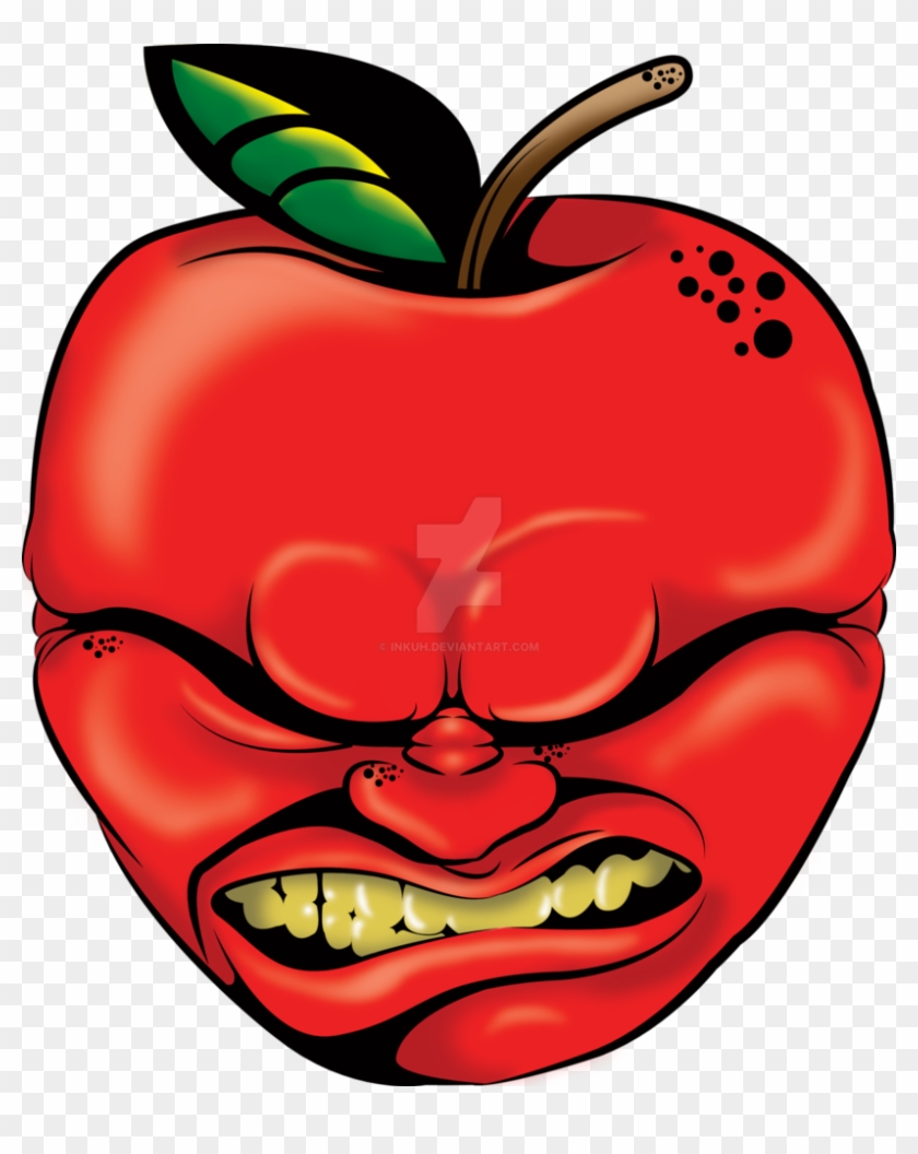 Evil-apple By Inkuh - Evil Apple #487989