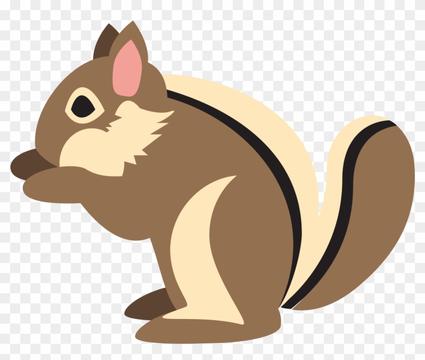 Chipmunk Animal Cliparts 9, - Emoji Ardilla Png #488141