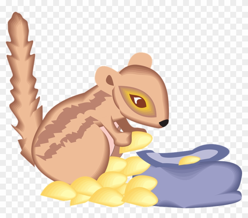 Green Chipmunk Cliparts 7, - Clip Art #488168