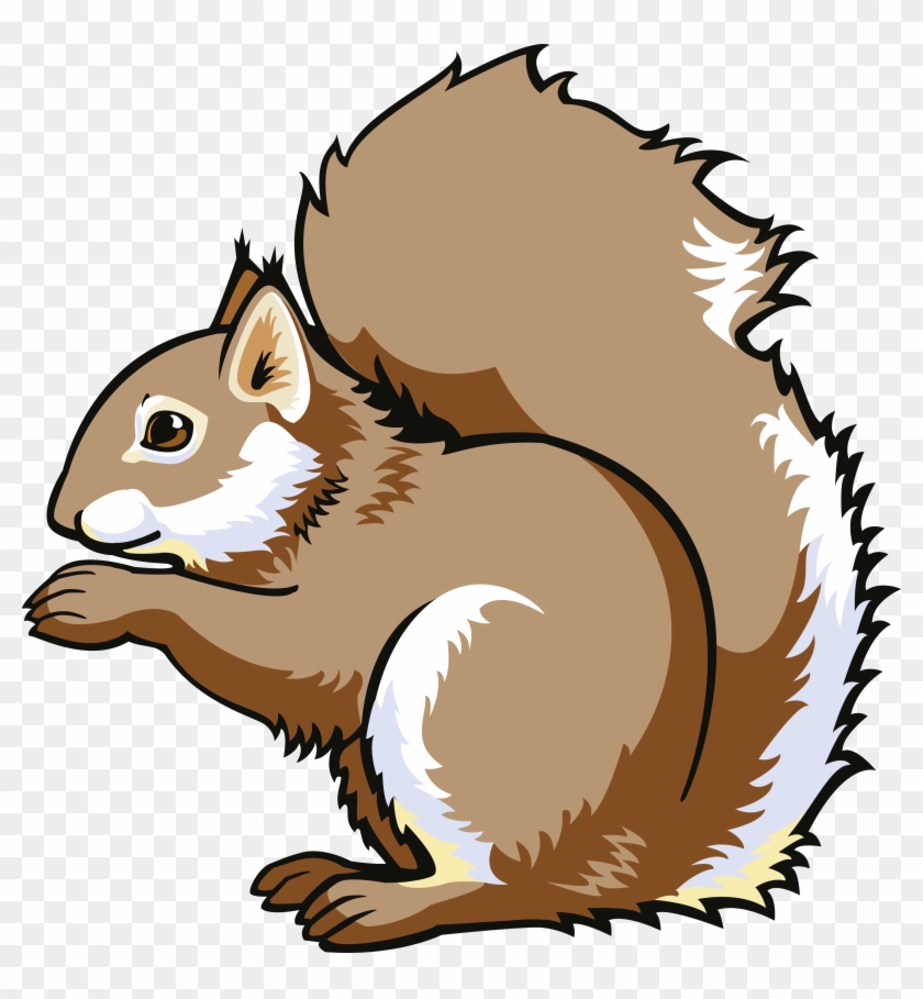Eastern Chipmunk Tree Squirrels Clip Art - Clip Art Squirrel #488211