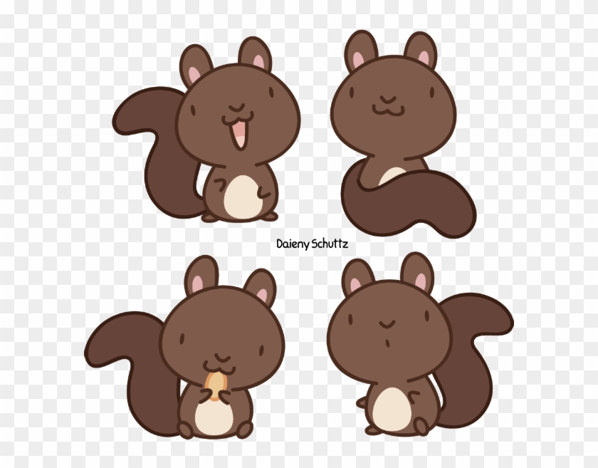 Chipmunk Drawing For Kids - Chibi Squirrel #488231