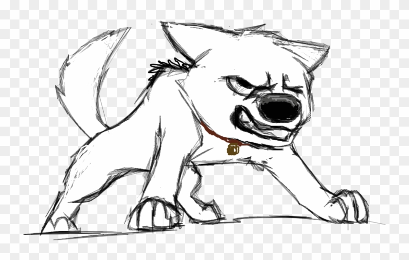 Bolt Drawing - Angry Dog Drawing #488285