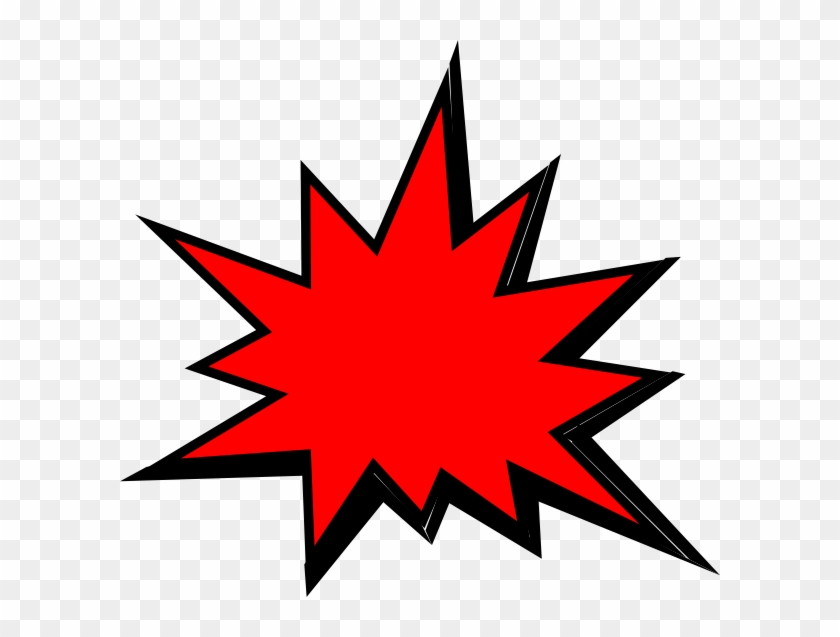 Comics Clipart Starburst - Pow Png #488387