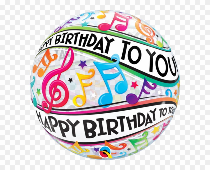 Happy Birthday Music Note Balloon - Happy Birthday Music Notes #488409