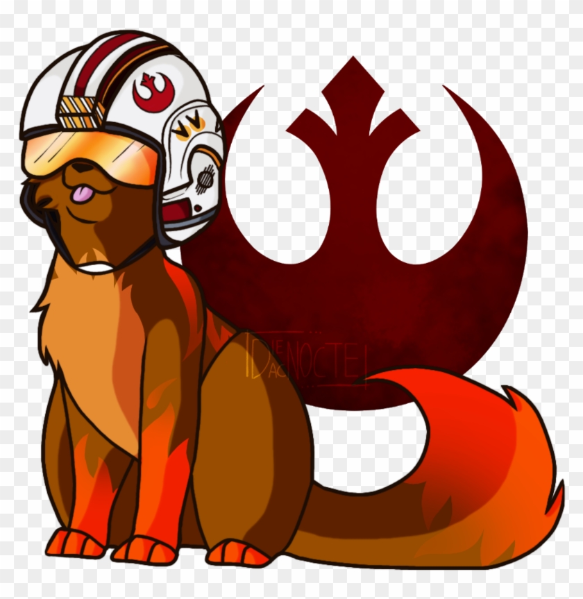 [fursona] X Wing Pilot By Dieacnocte - Rebel Alliance Symbol #488432