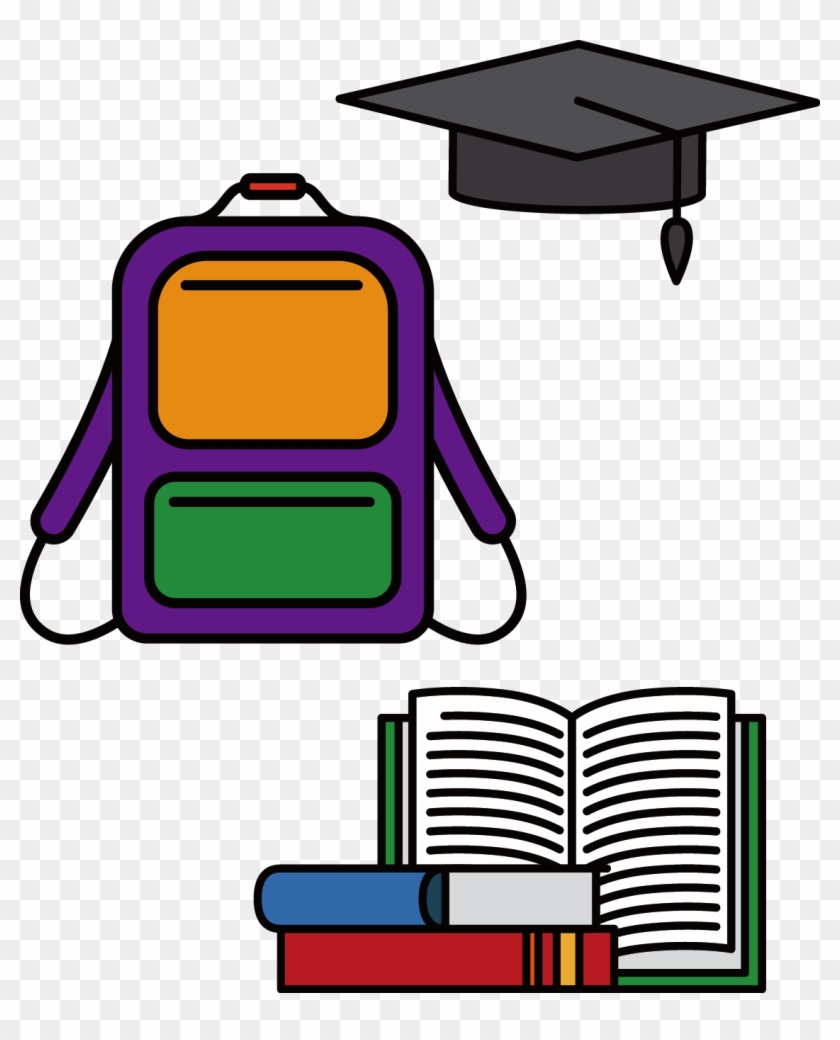 School Supplies Vector Image - Doctorate #488468