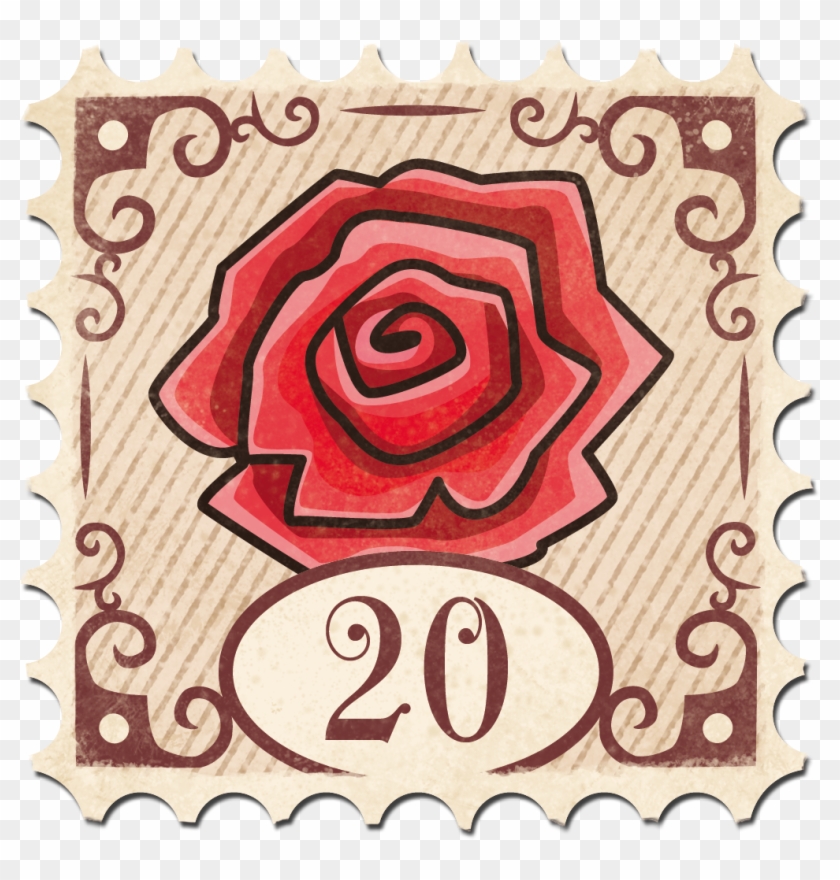 Stamp Beauty Beast Red - Fable Anniversary E Guide #488491