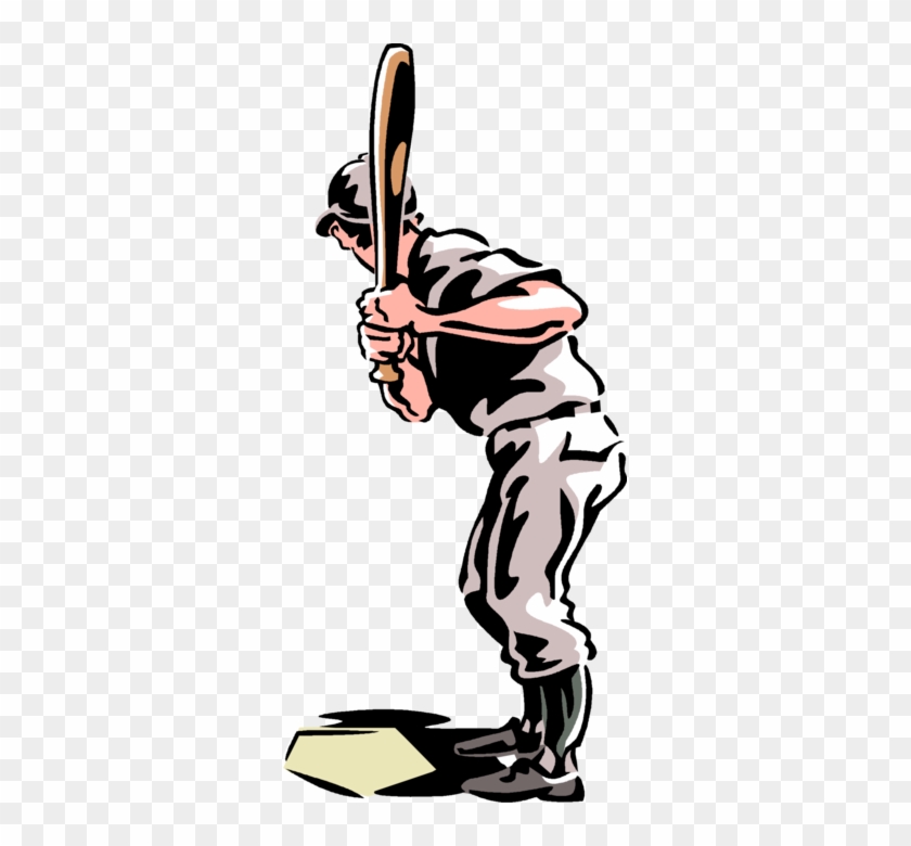 Vector Illustration Of American Pastime Sport Of Baseball - Illustration #488506