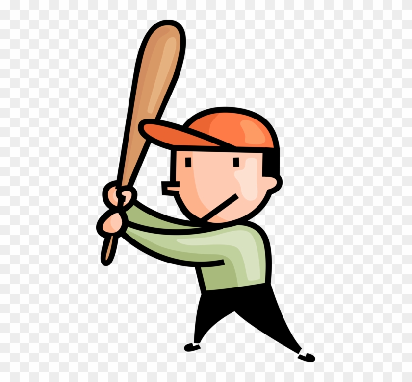 Vector Illustration Of American Pastime Sport Of Baseball - Vector Illustration Of American Pastime Sport Of Baseball #488510