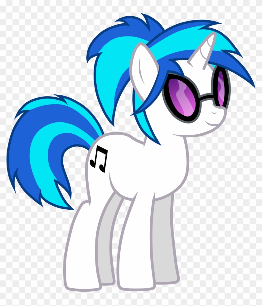 Vinyl Scratch With A Ponytail By Jennieoo - My Little Pony Dj Pon #488566