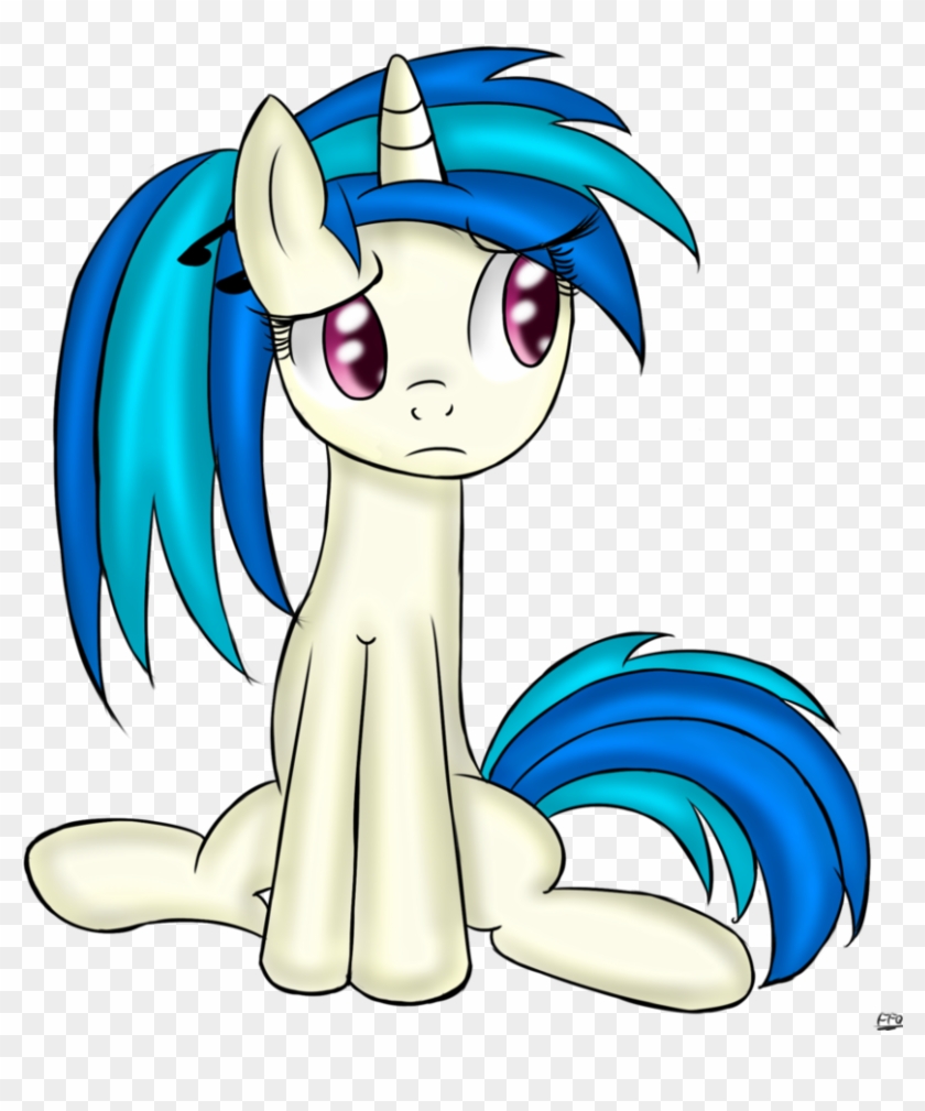 Vinyl With Ponytail - Vinyl Scratch Ponytale #488576