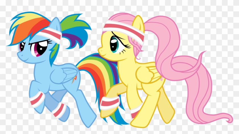 Rainbow Dash Pinkie Pie Rarity Applejack Fluttershy - My Little Pony Sport #488579