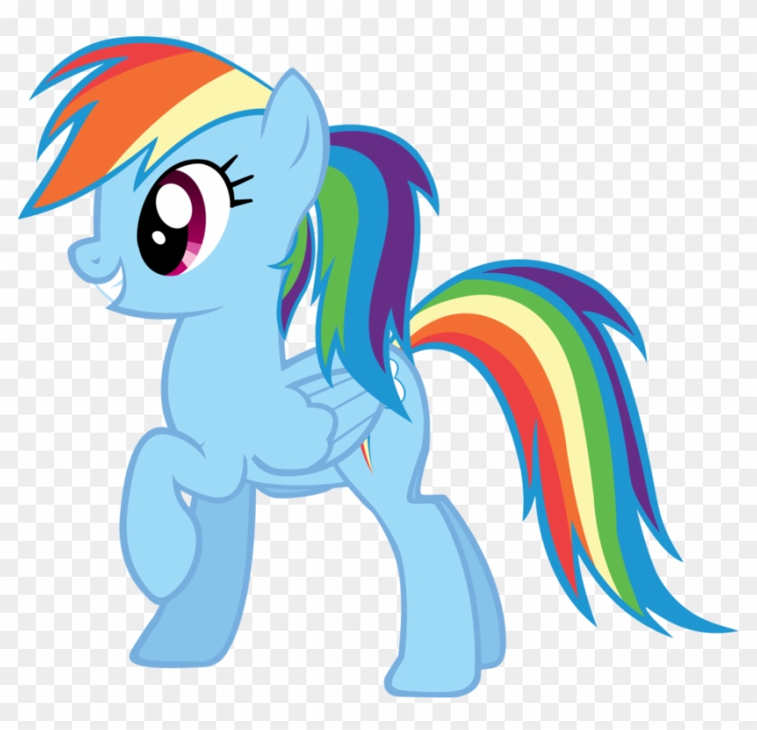 Iforgetshit, Ponytail, Rainbow Dash, Safe, Simple Background, - Friendship Is Magic Rainbow Dash #488585