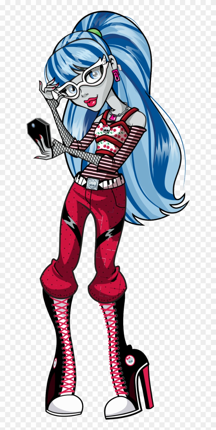 Ghulia Ponytail - Monster High Artwork Ghoulia Yelps #488621