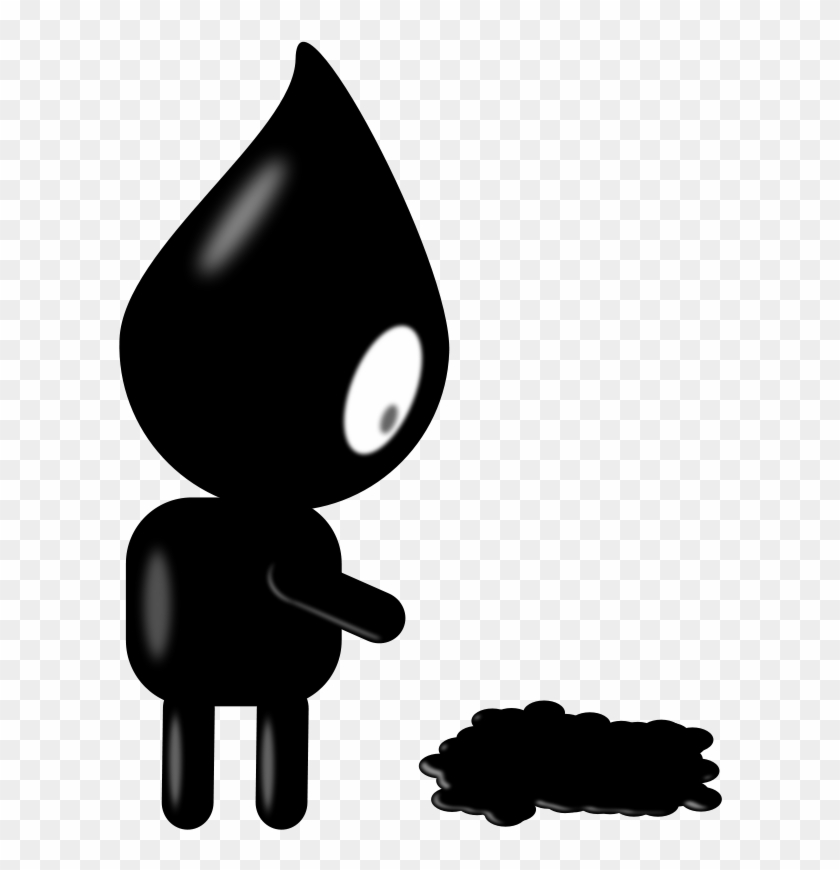 Black, Ink, Puke, Sick, Splat, Stomach, Vomit - Black Ink Clipart #488637